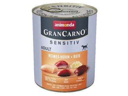 Animonda GranCarno Sensitiv Adult - Kuracie s ryžou 800g