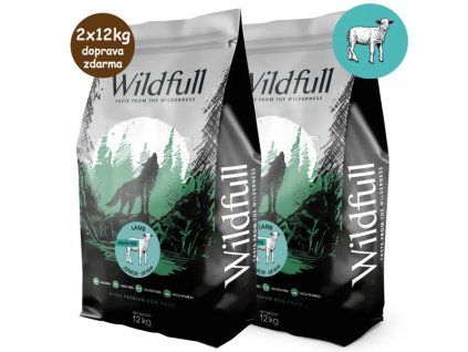 Wildfull Dog Junior All Size GF - Lamb & Pumpkin 2x12kg