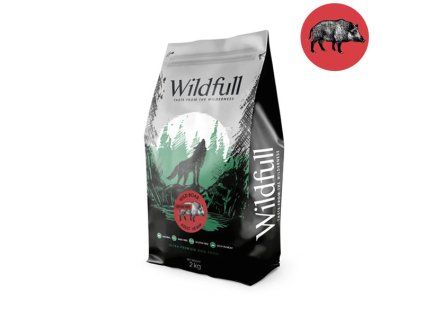Wildfull Dog Adult All Size GF - Wildboar & Pumpkin 2kg
