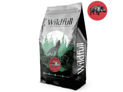 Wildfull Dog Adult All Size GF - Wildboar & Pumpkin 12kg