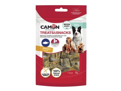 Camon Treats&Snacks Dog - Koža z tresky 70g