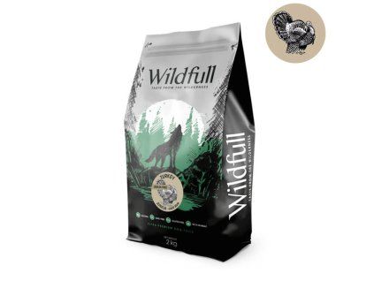 Wildfull Dog Junior Mini Size GF - Turkey & Pumpkin 2kg