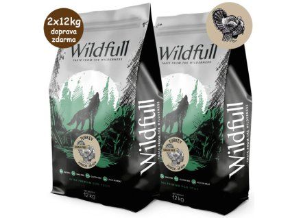 Wildfull Dog Junior All Size GF - Turkey & Pumpkin 2x12kg