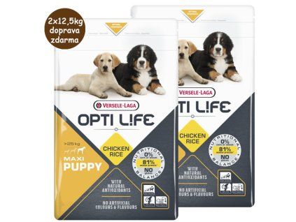 Versele-Laga Opti Life dog Puppy Maxi 2x12,5kg
