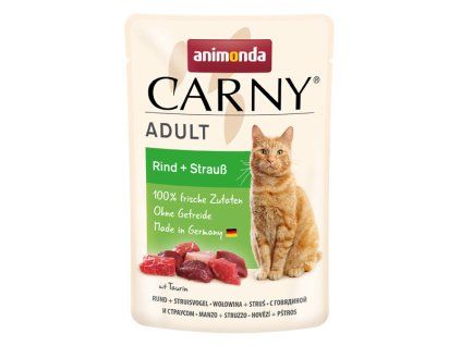Animonda Carny Exotic Adult - Hovädzie a pštros 85g