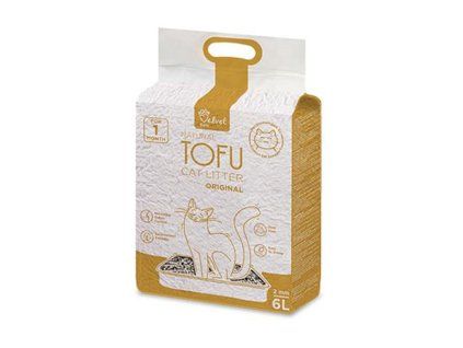 Podstielka pre mačky Velvet Paw Tofu original 6l