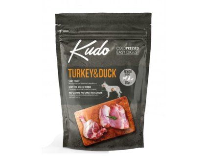 Kudo Dog LG Senior&Light All Size Turkey & Duck 3kg