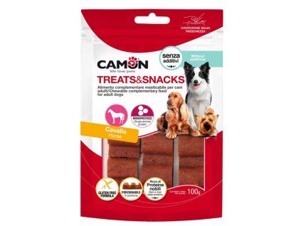 Camon Treats&Snacks Dog - Konské porcovateľné 100g