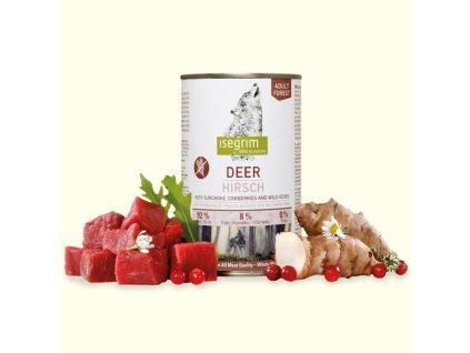 Isegrim Dog Adult Deer + Sunchoke, Cowberries & Wild Herbs 400g