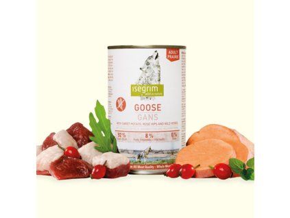 Isegrim Dog Adult Goose + Sweet Potato, Rose Hip & Wild Herbs 400g