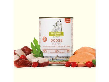 Isegrim Dog Adult Goose + Sweet Potato, Rose Hip & Wild Herbs 800g
