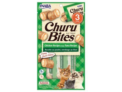 Inaba Churu Bites Cat Kura s tuniakom 3x10g