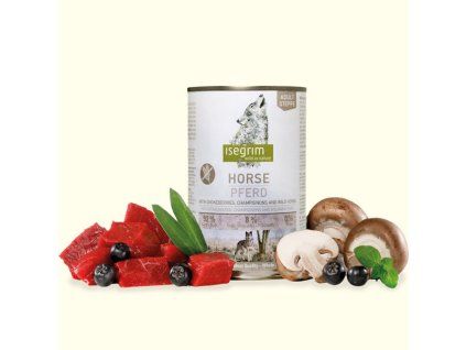 Isegrim Dog Adult Horse + Chokeberries, Champignons & Wild Herbs 400g