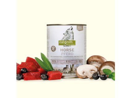 Isegrim Dog Adult Horse + Chokeberries, Champignons & Wild Herbs 800g