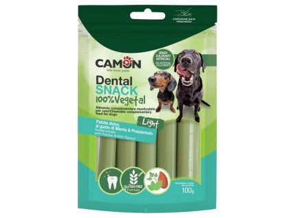 Camon Dental Snack Dog Vegetal Sticks - Bataty a mäta 100g