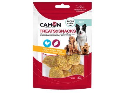 Camon Treats&Snacks Dog - Kuracie nugetky s batatmi 80g
