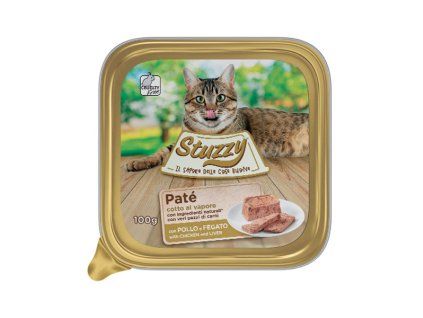 Stuzzy Cat Paté Adult s kuracím mäsom a pečeňou 100g