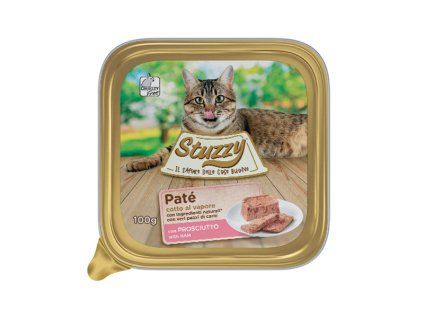 Stuzzy Cat Paté Adult so šunkou 100g