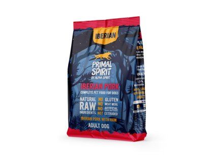 Primal Spirit Dog 70% Iberian Pork with Ham 1kg