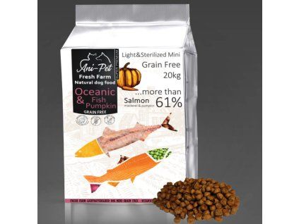 Fresh Farm Dog Light&Sterilised Mini GF - Oceanic Fish & Pumpkin 20kg