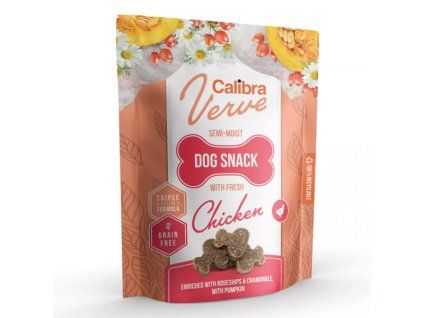 Calibra Dog Verve Semi-Moist Snack Fresh Chicken 150g