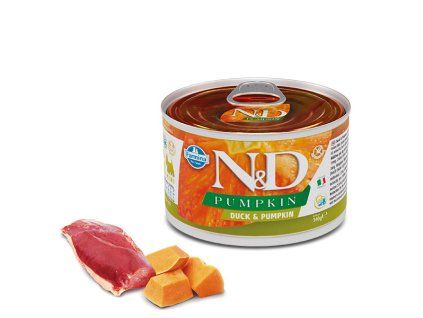 Farmina N&D Dog Adult Mini Duck & Pumpkin konzerva 140g