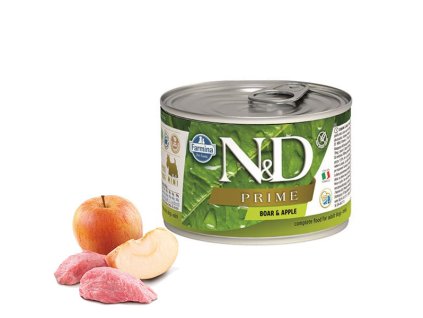 Farmina N&D Prime Dog Adult Mini Boar & Apple 140g