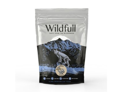 Wildfull Cat Adult Hairball - Turkey & Pumpkin 1,5kg