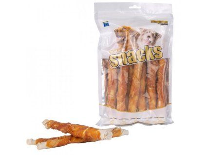 Magnum Dog Food XXL Chicken Roll on Rawhide Stick 500g