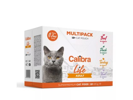 Calibra Cat Life Adult Multipack in gravy 12x85g