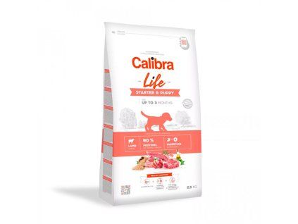 Calibra Dog Life Starter & Puppy Lamb 2,5kg