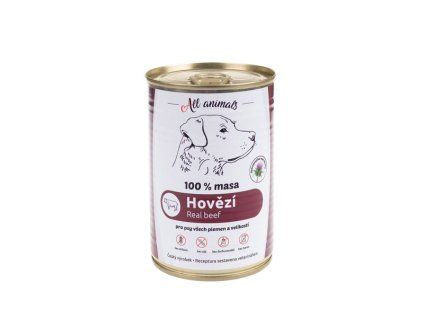 All Animals Dog Mleté hovädzie mäso 400g
