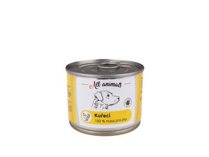 All Animals Dog Mleté kuracie mäso 200g