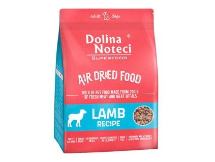 Dolina Noteci Superfood Air Dried Adult Dog - Jahňacie 1kg
