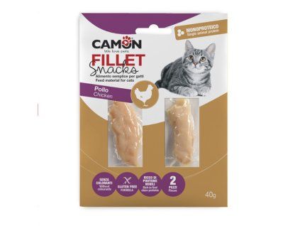 Camon Fillet Snacks Cat - Grilované kuracie prsia 40g