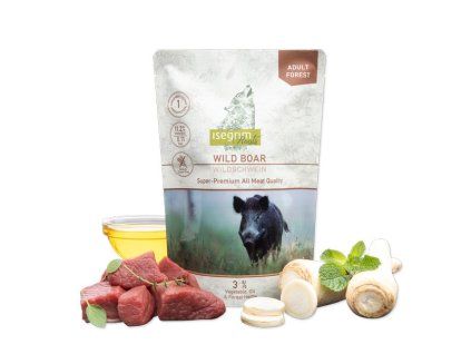 Isegrim Dog Adult Wild Boar kapsička 410g