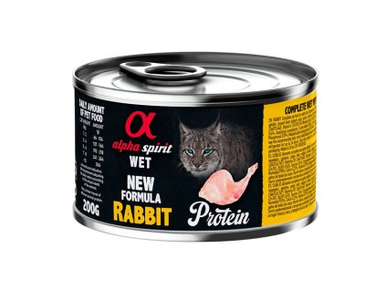 Alpha Spirit Cat Adult - Rabbit Protein 200g