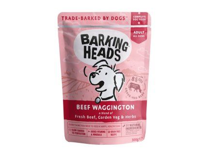 Barking Heads Beef Waggington kapsička 300g