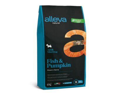 Alleva Natural Dog Adult Mini Fish & Pumpkin 12kg