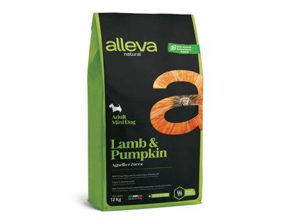 Alleva Natural Dog Adult Mini Lamb & Pumpkin 12kg