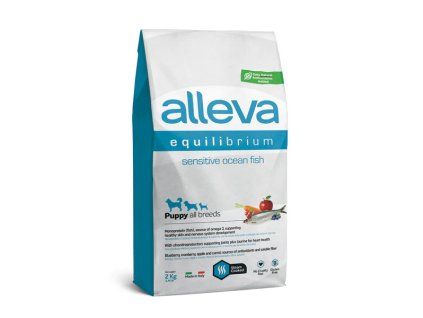 Alleva Equilibrium Dog Puppy All Breeds Sensitive Ocean Fish 2kg
