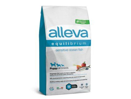 Alleva Equilibrium Dog Puppy All Breeds Sensitive Ocean Fish 12kg