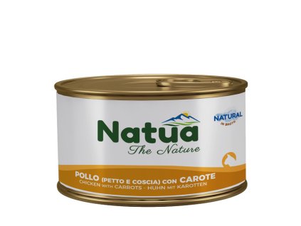 Natua Cat Adult - Kuracie filety a mrkva vo vývare 85g