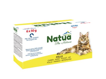 Natua Cat Adult Multipack - Kuracie filety 6x50g