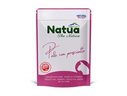 Natua Cat Adult - Kuracie filety a šunka 70g