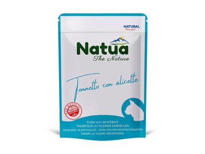 Natua Cat Adult - Filety z tuniaka a mladé sardinky 70g