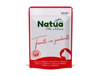 Natua Cat Adult - Filety z tuniaka a krevety 70g