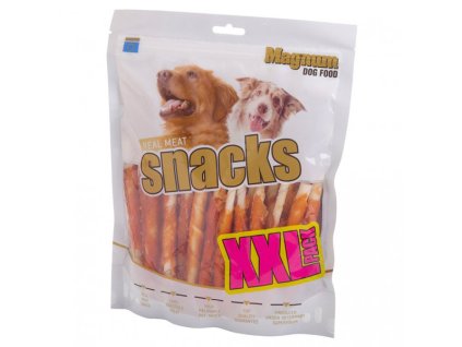 Magnum Dog Food Chicken Roll on Rawhide Stick 500g
