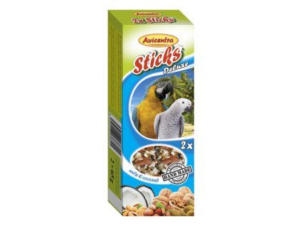 Avicentra tyčinka pre veľké papagáje s orechom a medom 2x65g
