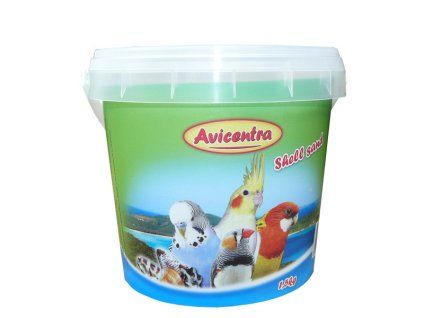 Avicentra piesok pre vtáky s drvenými mušľami 1,5kg